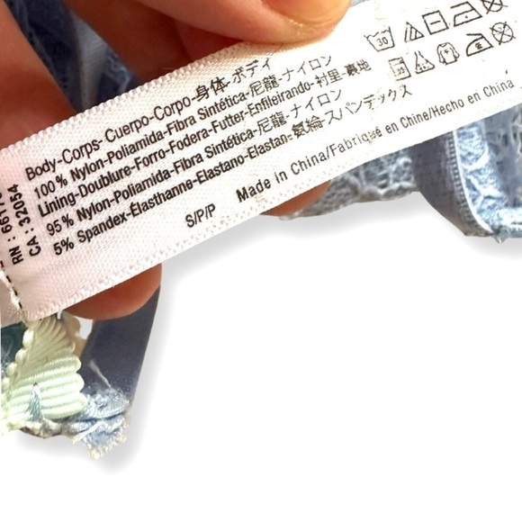 Kimchi Blue Urban Outfitters Light Blue Lace Bandeau Size S - Picture 7 of 10